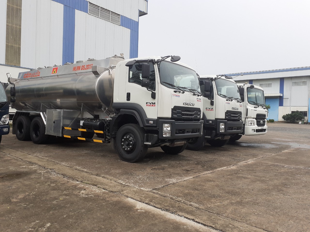 Xe bồn nhôm 20 khối Isuzu 1 cầu