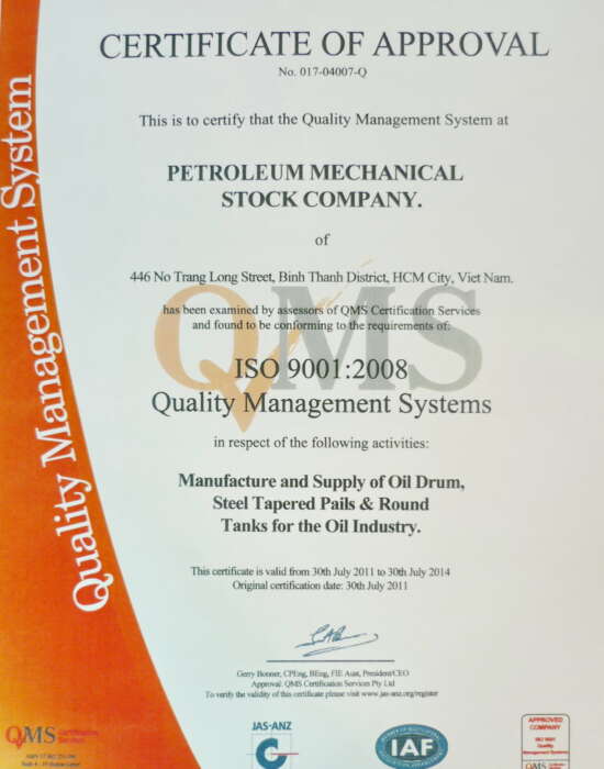 iso pms Xe bồn xăng dầu