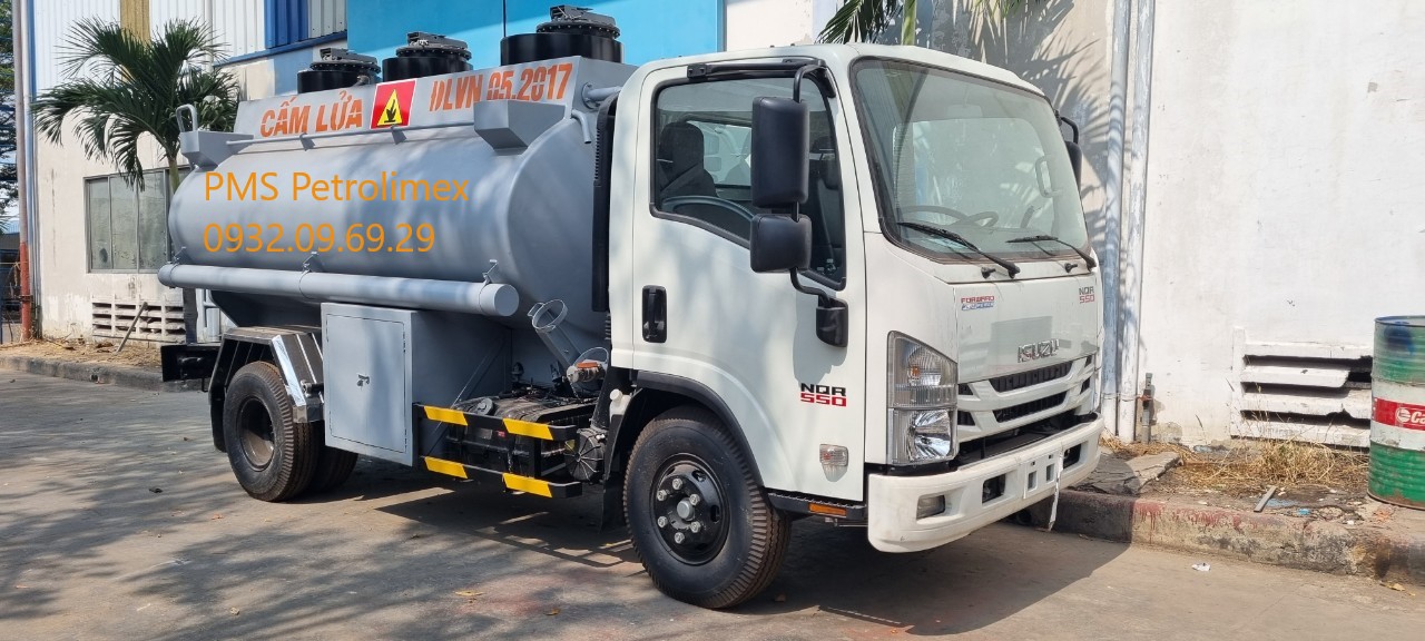 Xe bồn xăng dầu Isuzu 7 khối