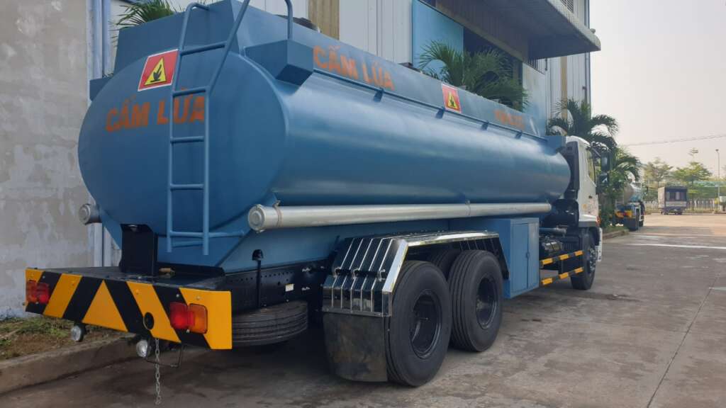 Xe bồn xăng dầu Hino 18 khối 1 cầu