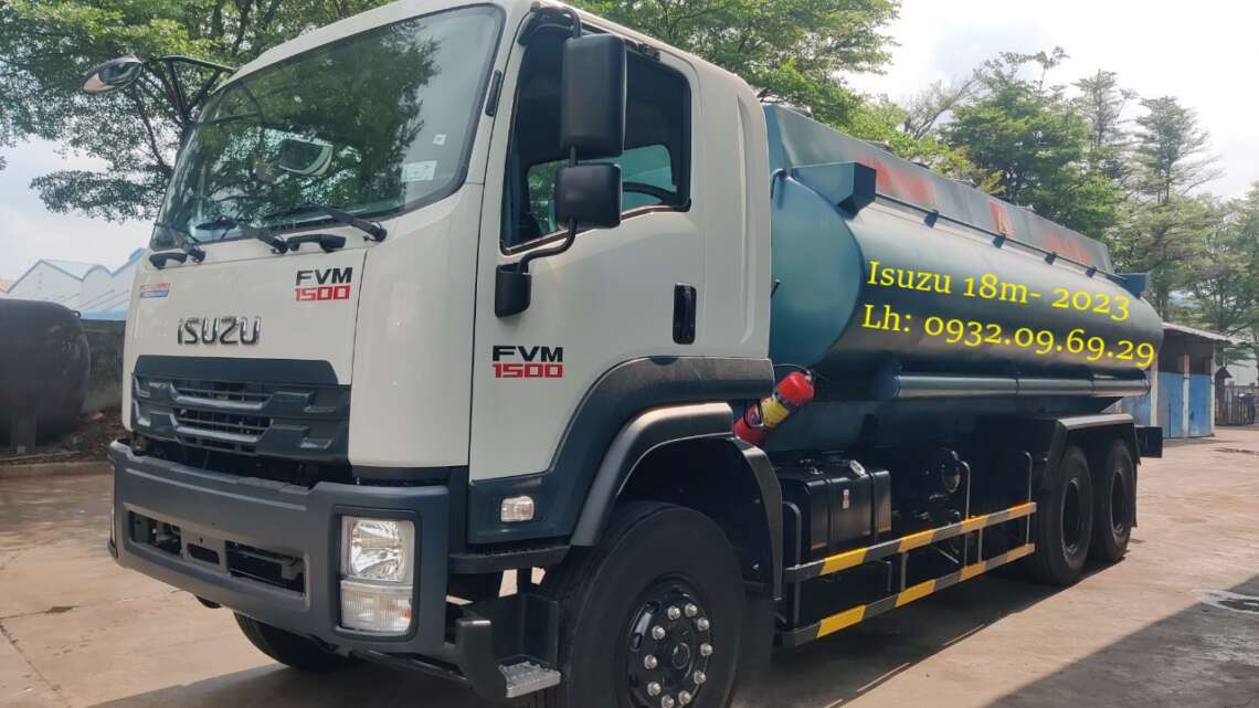 Xe bồn xăng dầu Isuzu 18 khối